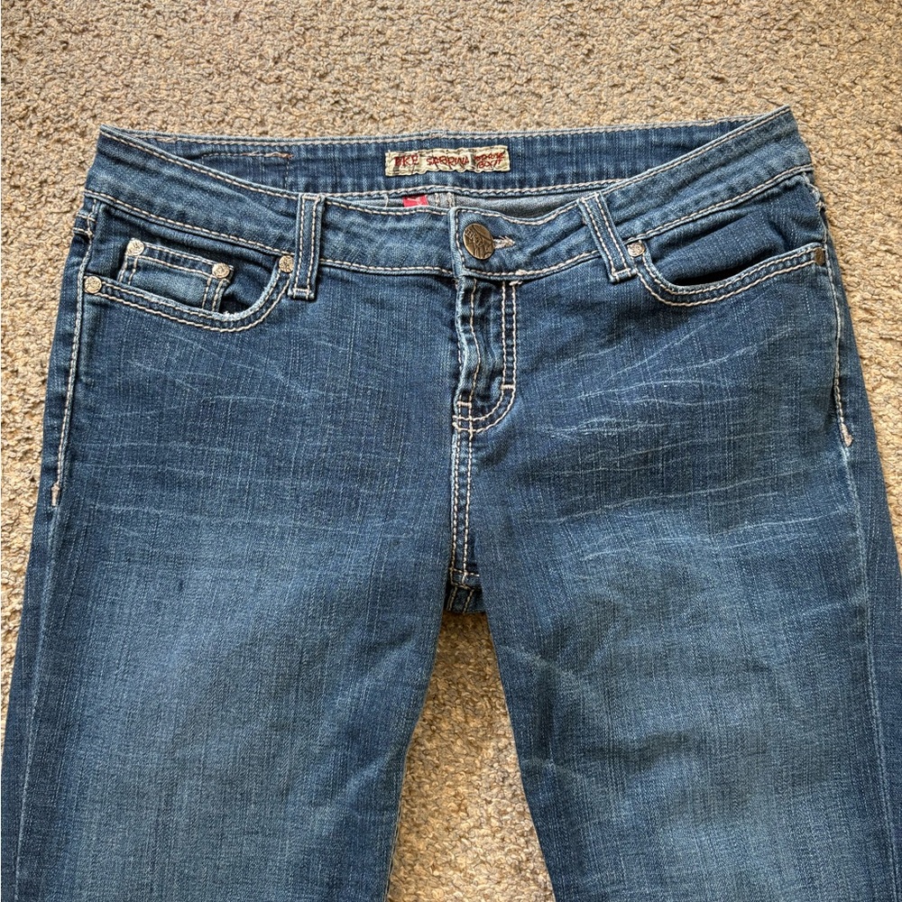 BKE Sabrina Mid Rise Boot Cut Jeans Size 30 - Picture 5 of 16